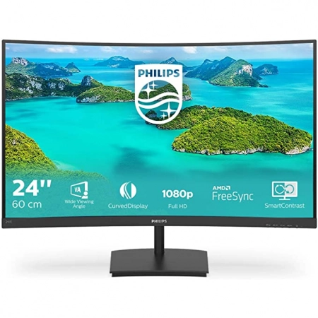 24" PHILIPS 241E1SCA/00 Curved Display