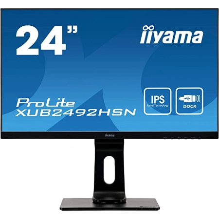 23.8" IIYAMA IPS Ergo Pivot USB-C Display