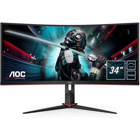 34" AOC CU34G2 100Hz Gaming Curved Display