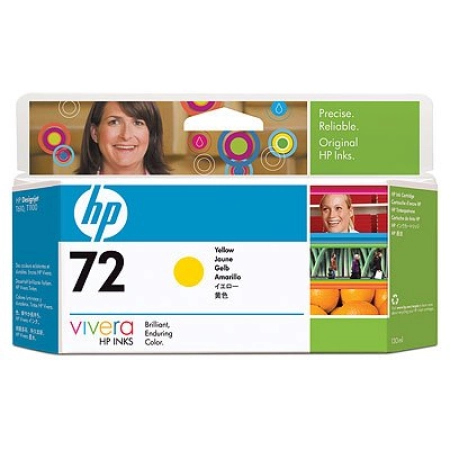 HP Cartridge C9373A No.72 Yellow