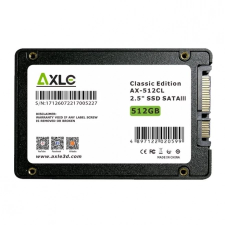 Axle SSD 512GB 2.5" 512CL 450/350MB/s