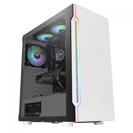 Thermaltake Case H200 TG Snow RGB