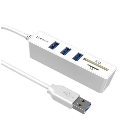 DM CHB029 USB 2.0 Hub 3 Port and TF /SD CardReader