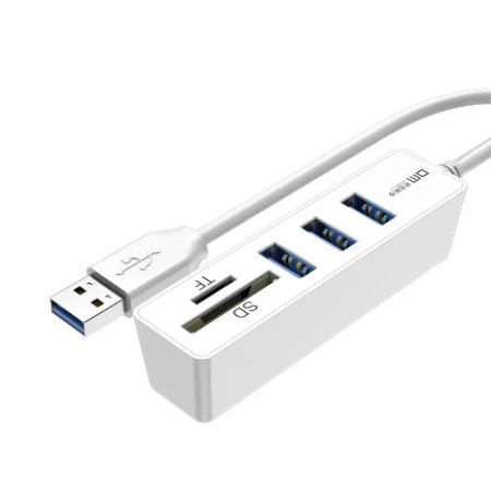 DM CHB029 USB 2.0 Hub 3 Port and TF /SD CardReader