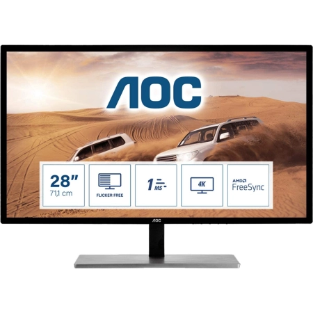 28" AOC U2879VF 4K UHD Display