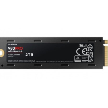 Samsung SSD 2TB 980 Pro Evo M.2 NVMe Heatsink PCI-E 4.0