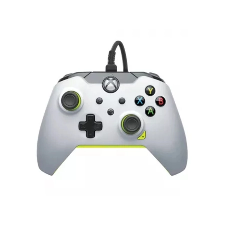  PDP Wired Controller for Xbox One / Xbox Series / PC- White Electric Yellow 