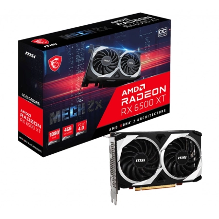 MSI AMD Radeon RX 6500 MECH 2X 4GB GDDR6