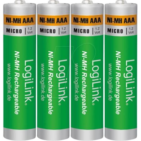 Logilink Baterije AAA Rechargeable LR03RB4 NiMH 1000mAh 4KOM