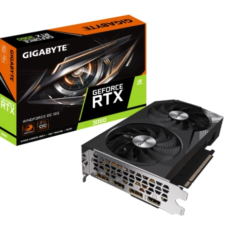 Gigabyte Gaming nVidia GeForce Windforce RTX 3060 12GB OC