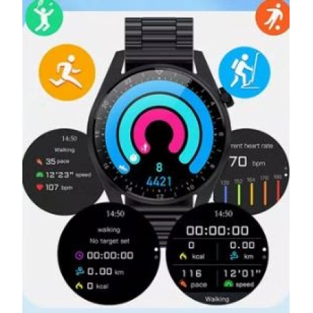 XO Smartwatch W3 Pro Black