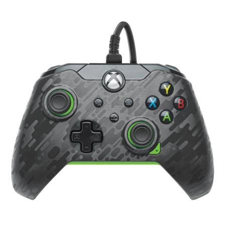 PDP Wired Controller for Xbox One / Xbox Series / PC- Carbon Neon Green