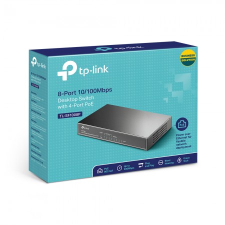 TP-Link TL-SF1008P Switch 8x10/100 PoE