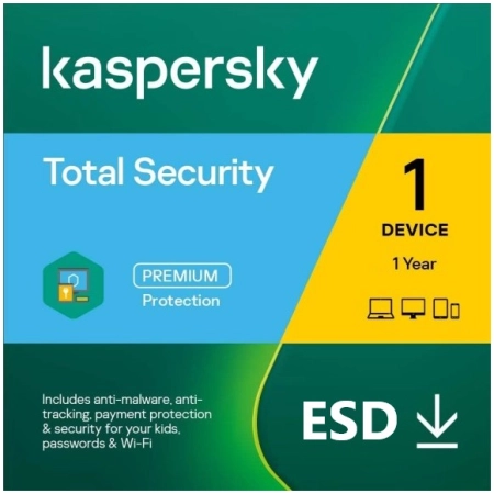 Kaspersky Total Security 1user/1year ESD licence