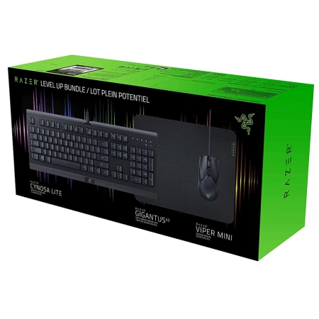 Razer Level Up Bundle Tastatura Cynosa Lite+ Viper Mini Miš + Podloga Gigantus V2 Medium