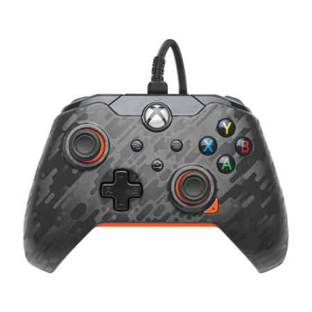 PDP Wired Controller for Xbox One / Xbox Series / PC- Carbon Atomic  Orange