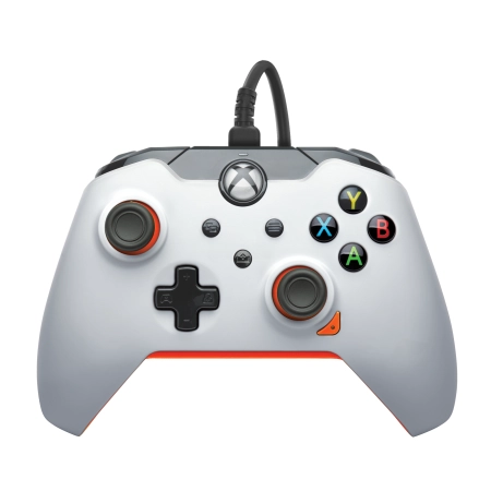 PDP Wired Controller for Xbox One / Xbox Series / PC- White Atomic Orange
