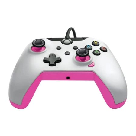 PDP Wired Controller for Xbox One / Xbox Series / PC- White Fuse Pink