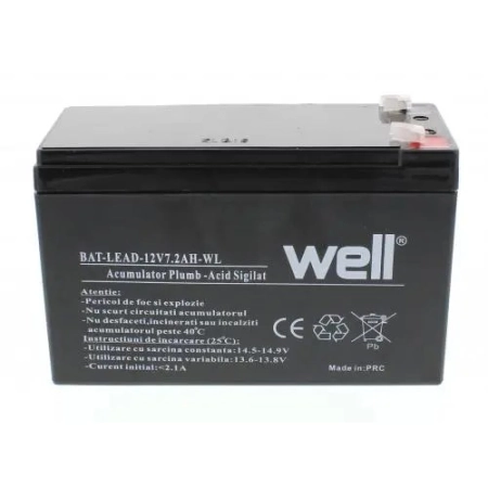 WELL Akumulatorska baterija 12V 7Ah