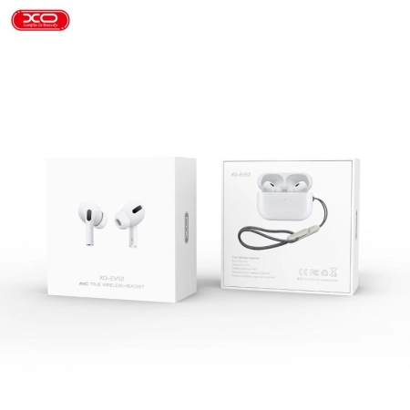 XO ANC True Bluetooth Slušalice sa mikrofonom EV52 5 White