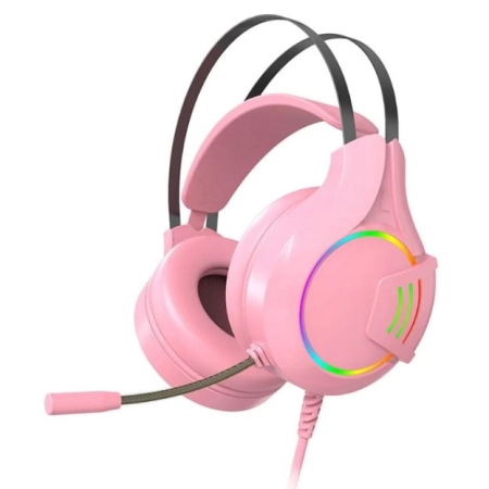 XO Gaming RGB Slušalice GE04 Pink
