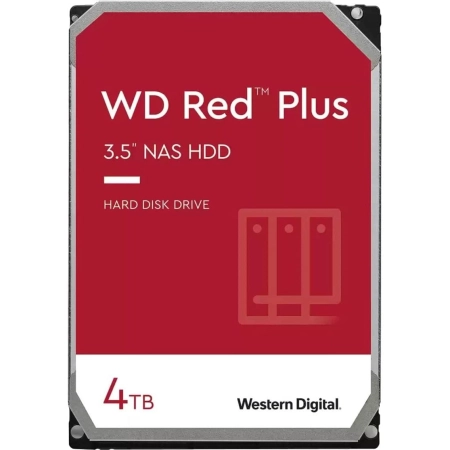 WD 4TB SATA3 HDD RED PLUS WD40EFPX