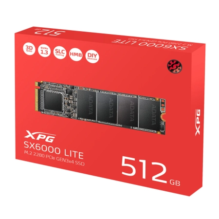 XPG SSD 512GB SX6000 Lite M.2 NVMe