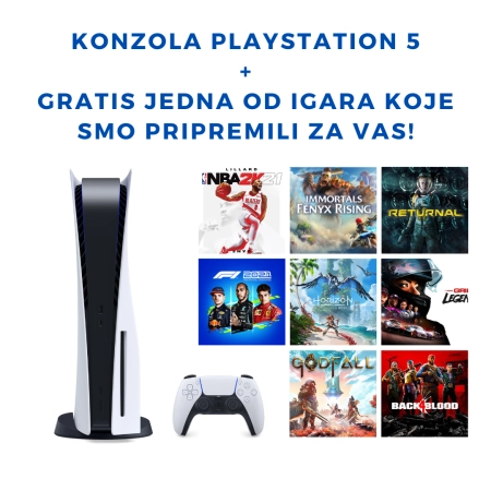 Konzola Playstation 5 + Igra GRATIS