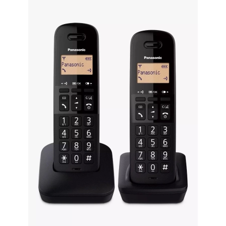 PANASONIC Telefon  KX-TGB6120FXB crni 2 slušalice