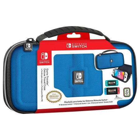 BigBen Nintendo Switch Deluxe Travel Case Blue