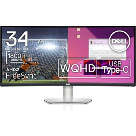 34" DELL S3423DWC Type-C QHD Curved Display
