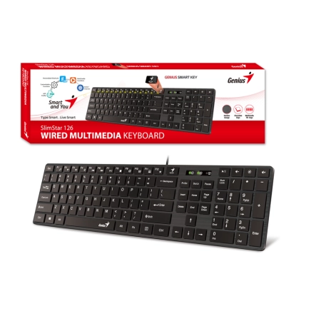 Genius SlimStar 126 Tastatura  