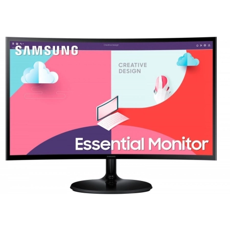 24" SAMSUNG LS24C360EAUXEN Curved Display