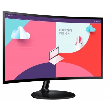 24" SAMSUNG LS24C360EAUXEN Curved Display