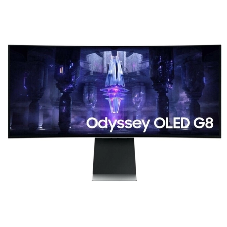 34" SAMSUNG LC27G55TQWRXEN Odyssey OLED G8 175Hz Gaming Curved Display