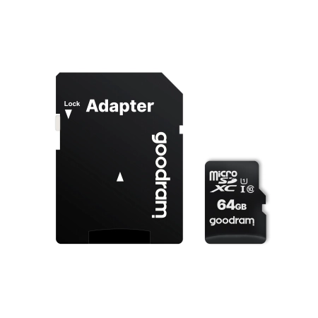 GOODRAM MicroSD Memory Card 64GB Class10