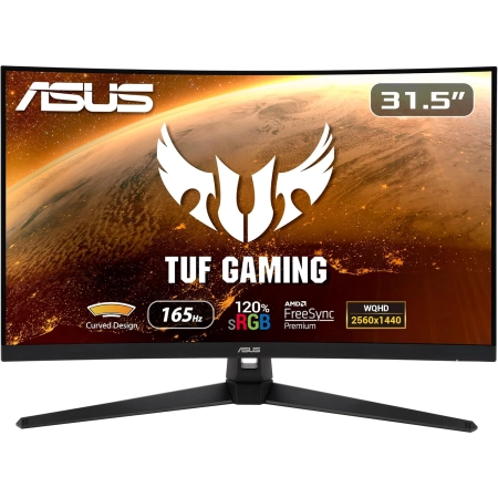 31.5"  ASUS TUF Gaming VG32VQ1BR QHD 165Hz Curved Display