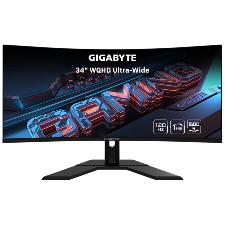 34" GIGABYTE GS34WQC WQHD 120Hz Curved Gaming Display