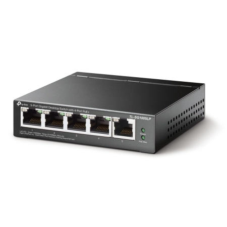 TP-Link TL-SG1005LP Switch 5-Port 10/100/1000Mbps with 4-Port PoE