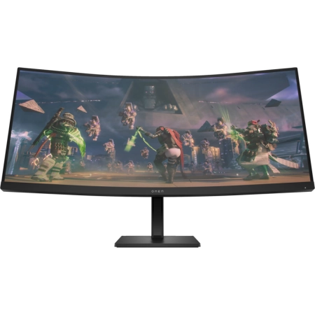 34" HP OMEN 780K8E9 QQHD 165Hz Curved Gaming Display
