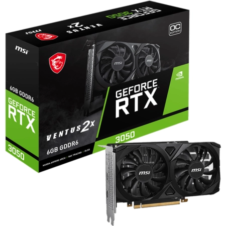 MSI nVidia GeForce RTX 3050 Ventus 2X 6G OC