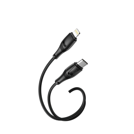 XO NB-Q239A PD Type-C to Lightining 27W Cable 1m Black