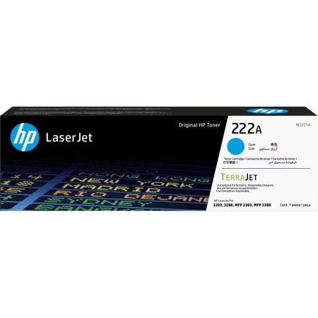 HP Toner W2221A Cyan 222A