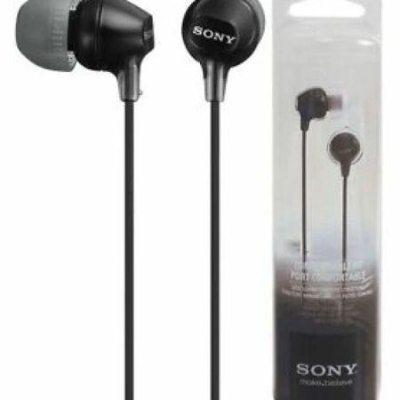 Sony slušalice EX-15 Black sa mikrofonom