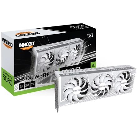 Inno3D nVidia GeForce RTX 5080 X3 16GB OC White