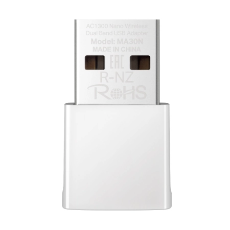  Mercusys MA30N AC1300 Wireless Nano Dual Band USB Adapter 