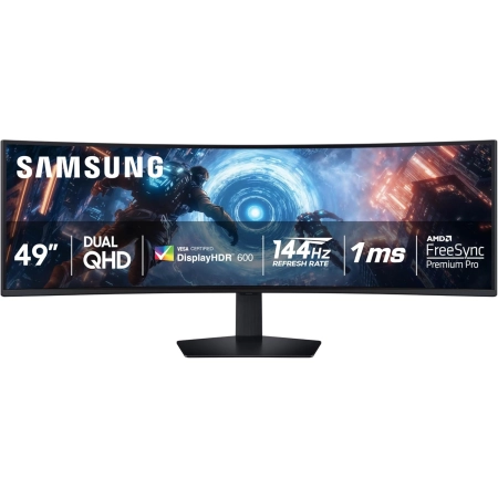 49" SAMSUNG Odyssey G9 G91F LS49FG910EUXEN 144Hz Gaming Curved Display