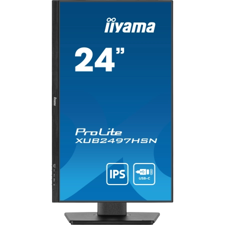 24" IIYAMA ProLite XUB2497HSN-B1 USB-C Display