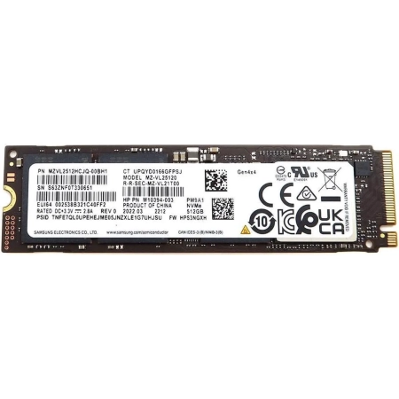 Samsung SSD 512GB PM9A1a M.2 NVMe Bulk