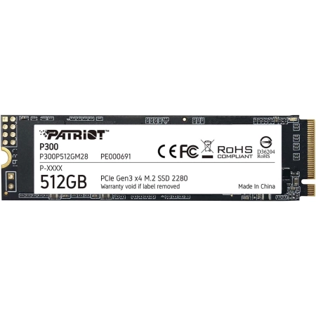 Patriot P300 SSD 512GB M.2 NVMe PCIe 4.0